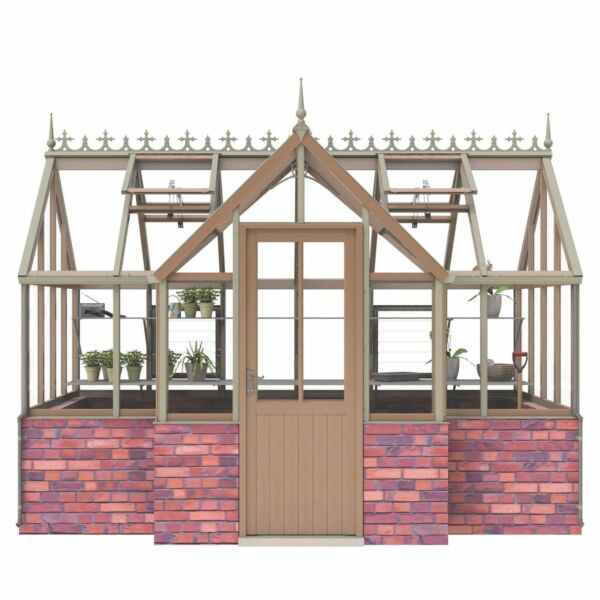 houten tuinkas op muur alton ewell