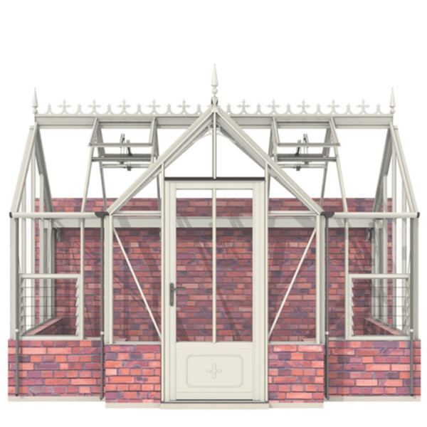 Tuinkas Robinsons Ranby op borstwering 1972 / 2302mm diep tegen muur