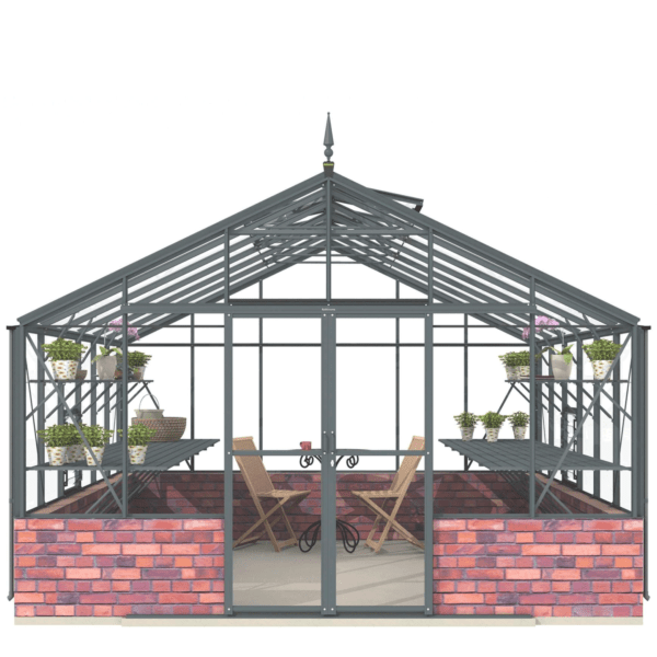 Tuinkas Robinsons Regal op borstwering 3822 x 3872 mm
