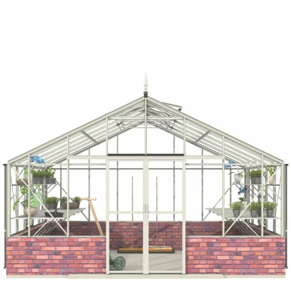 Tuinkas Robinsons Renown op borstwering 4454 x 3872 mm