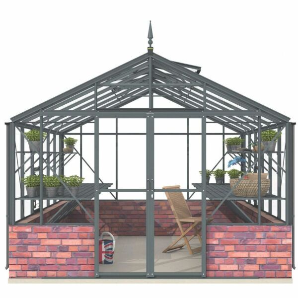 Tuinkas Robinsons Rosette op borstwering 3208 x 3872 mm