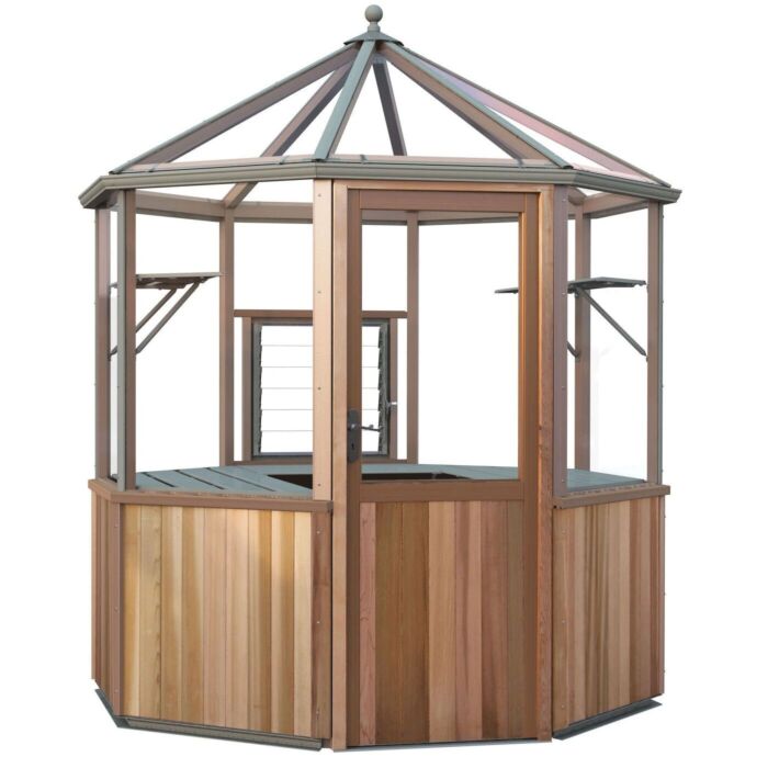 Houten tuinkas Alton EVO Octagonal 1989 x 1989 mm