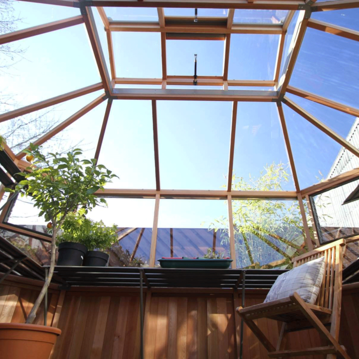 Houten tuinkas Alton EVO Octagonal 2800 x 3611mm