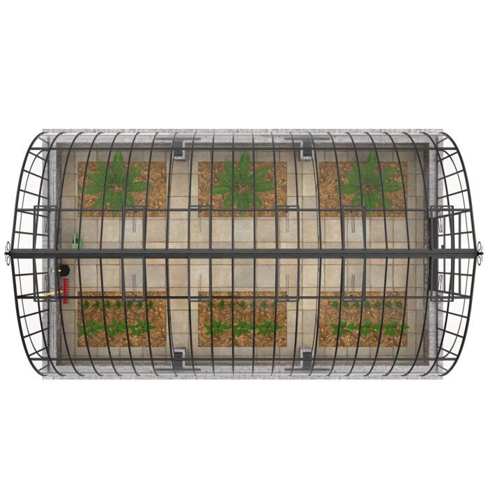 Stalen boogkas 4500mm breed 1858 - Amsterdam -