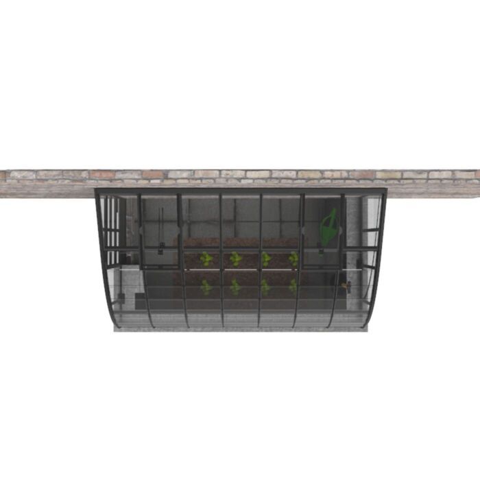 Stalen muurkas 1250mm breed 1858 - Noordwyck - 