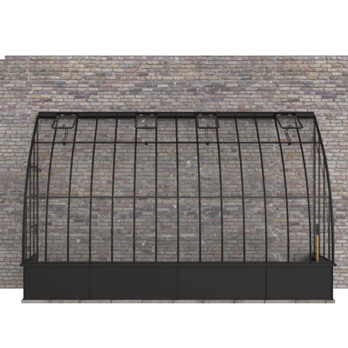 Stalen muurkas 1250mm breed 1858 - Noordwyck - stalen borstwering